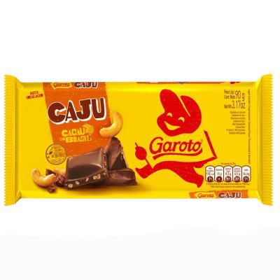Chocolate Garoto Castanha de Caju 90g