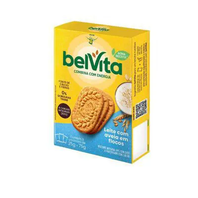 Biscoito Belvita Leite e Aveia 75g