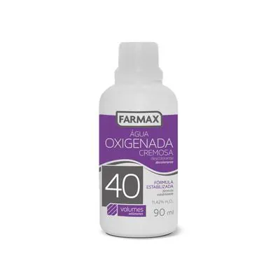 Água Oxigenada Farmax Cremosa 40 Volumes 90ml