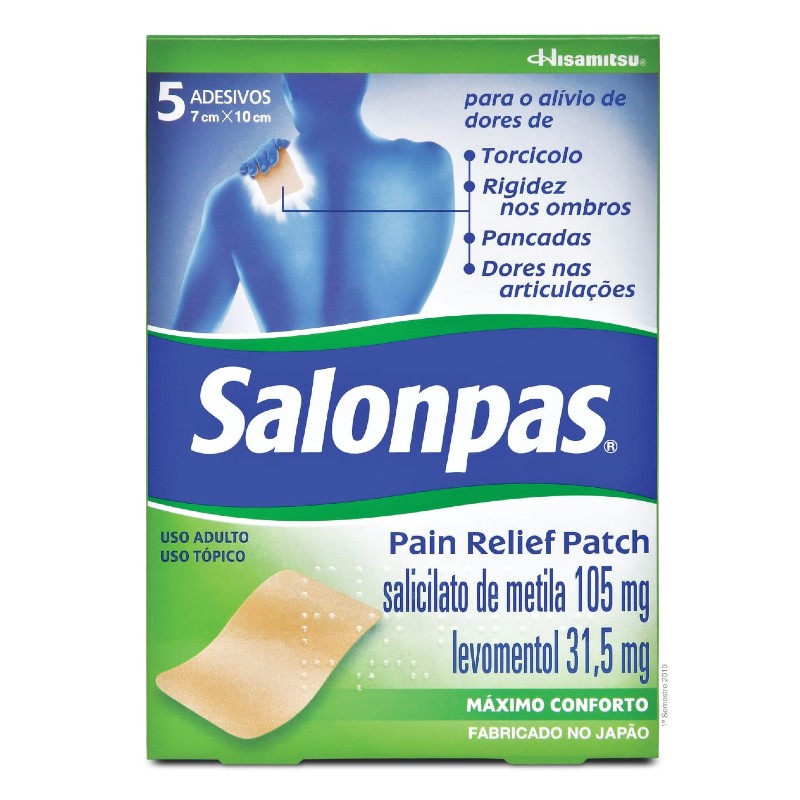 Salonpas Pain Relief Pach 5 Adesivos