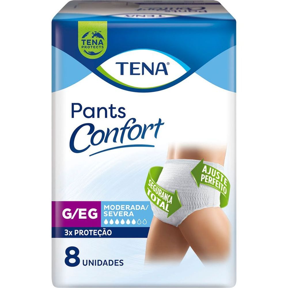 Roupa Íntima Tena Pants Confort G/EG 8 Unidades