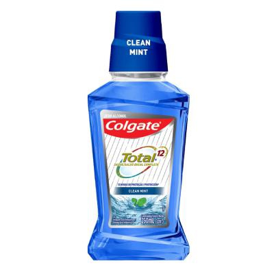 Enxaguante Bucal Antisséptico Colgate Total 12 Clean Mint 250ml