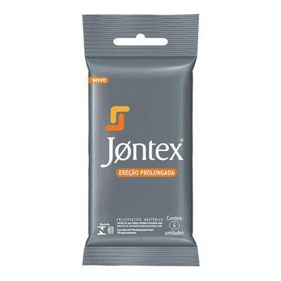 Preservativo Camisinha Jontex Ereção Prolongada 6 Unidades