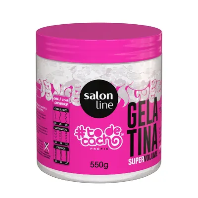 Gelatina Capilar Salon Line Tôdecacho Vai Ter Volume Sim! 500g