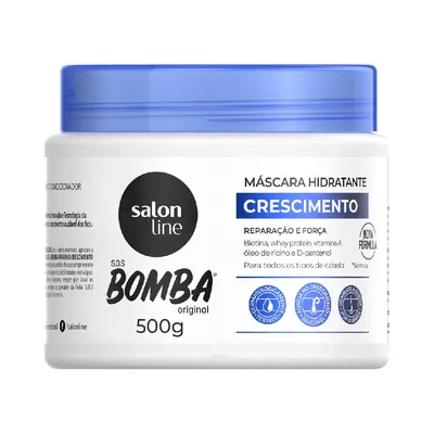 Máscara Salon Line Masculino Bomba Vitaminas 500g