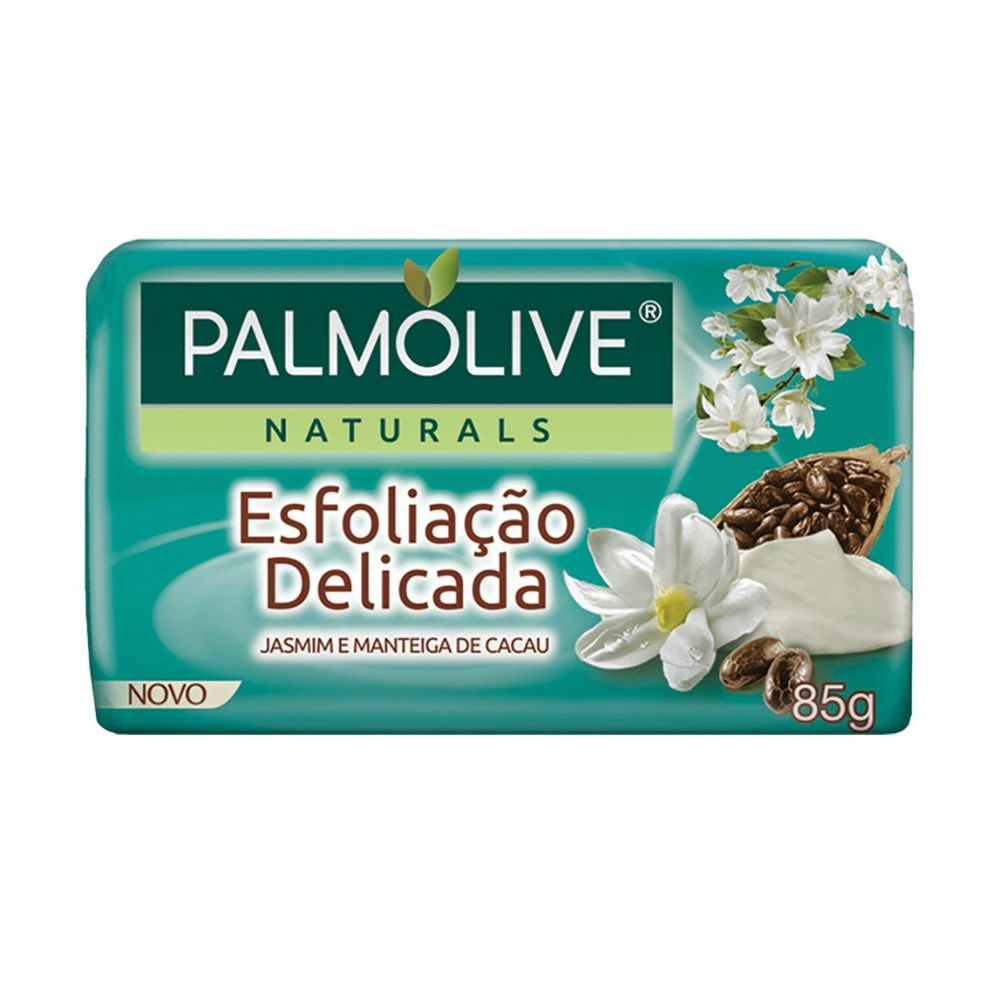 Sabonete Esfoliação Delicada Jasmin e Mantega de Cacau 85g - Palmolive Naturals