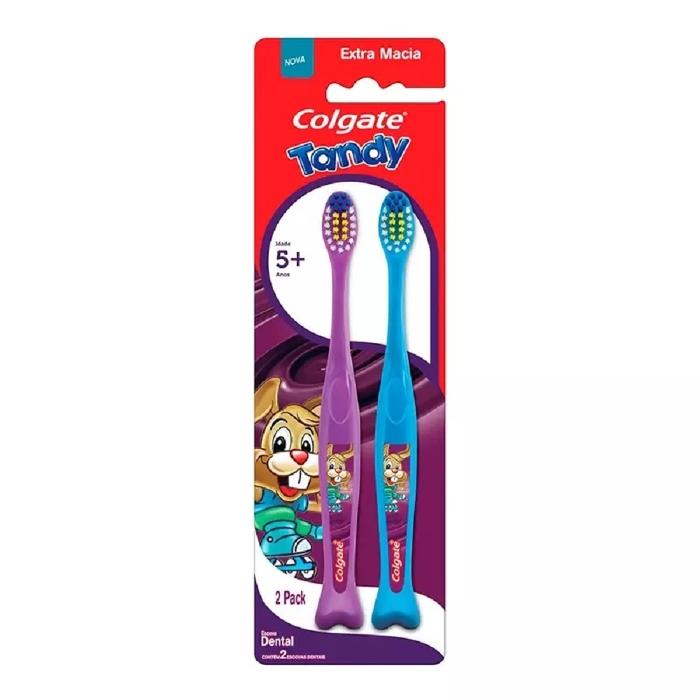 Kit Escova Dental Colgate Tandy 2 Unidades