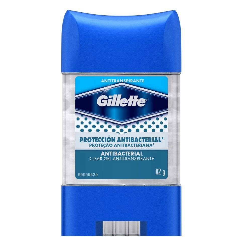 Desodorante Stick Gillette Clear Gel Antibacterial 82g