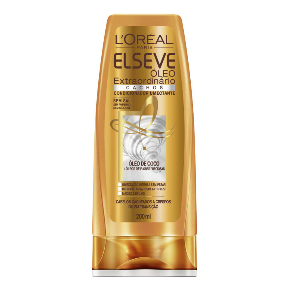 Condicionador Elseve Óleo Extraordinário Cachos 200ml