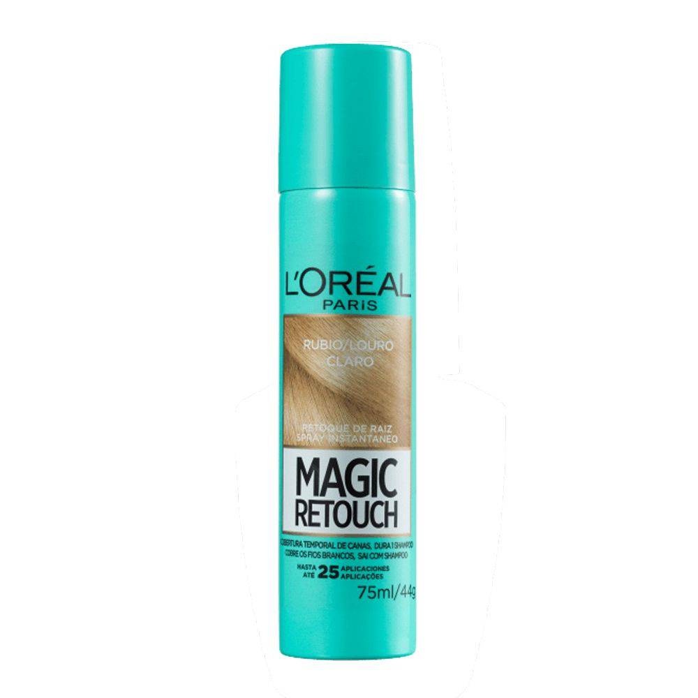 Retoque Instantâneo da Raiz Spray L’Oréal Magic Retouch Louro Claro 75ml