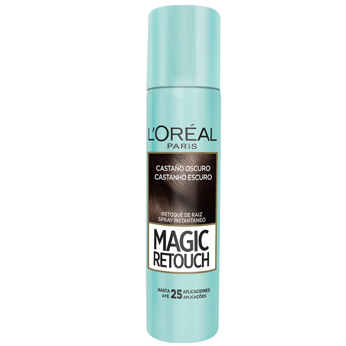 Retoque Instantâneo da Raiz Spray L'Oréal Magic Retouch Castanho Escuro 75ml