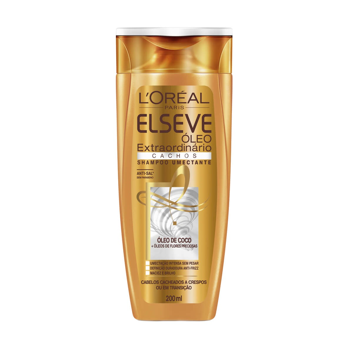 Shampoo Elseve Óleo Extraordinário Cachos 200ml