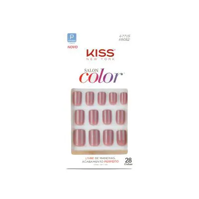 Unhas Kiss Ny Salon Collor Curto Beautiful