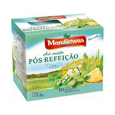 Chá Mandiervas Pós Refeição 10 Sachês