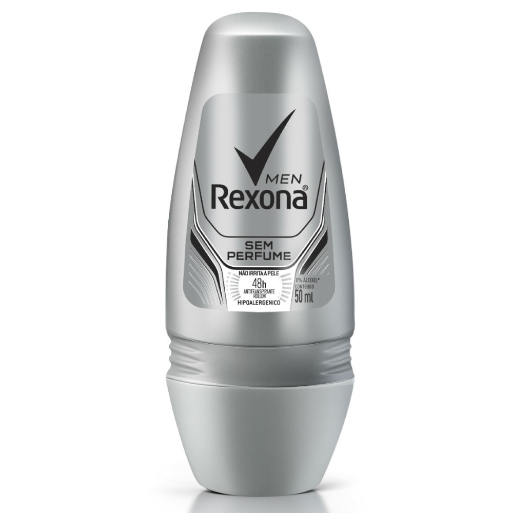 Desodorante Roll-On Rexona Men Sem Perfume 50ml