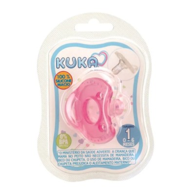 Chupeta Kuka Soft Comfort Rn Rosa N.1