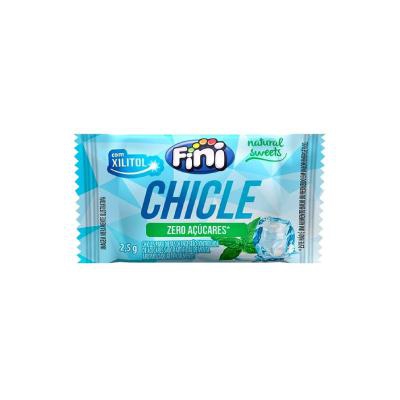 Chicletes Fini Natural Sweets Menta 2,5g