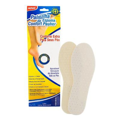 Palmilha de Espuma Confort Pauher AC060 41/42 Branca