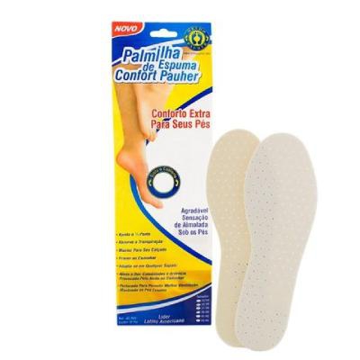 Palmilha de Espuma Confort Pauher AC060 33/34 Branca