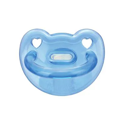Chupeta Kuka Silicone Soft Azul N.01