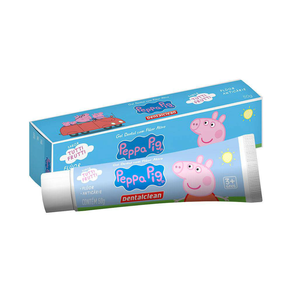 Gel Dental Infantil Dentalclean Peppa Pig 50g