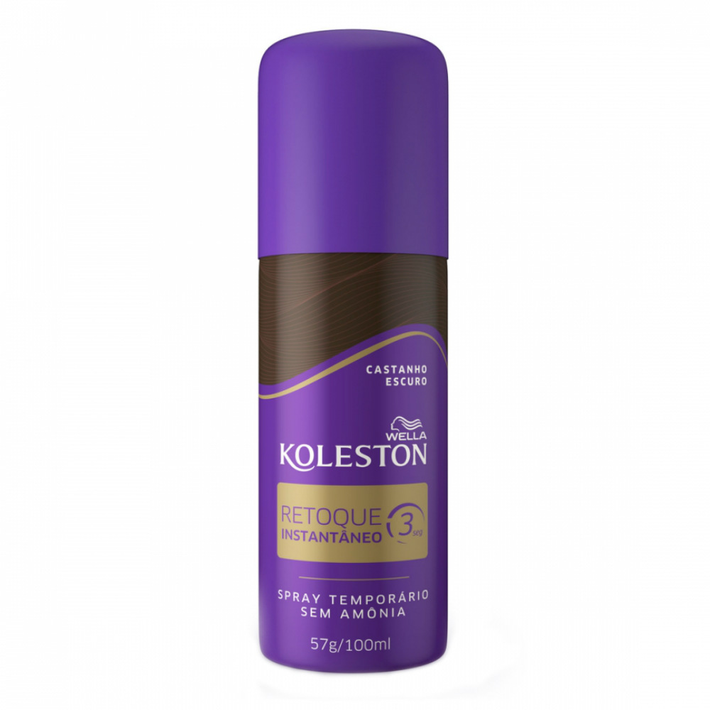 Retoque Instantâneo da Raiz Spray Koleston Castanho Escuro 100ml