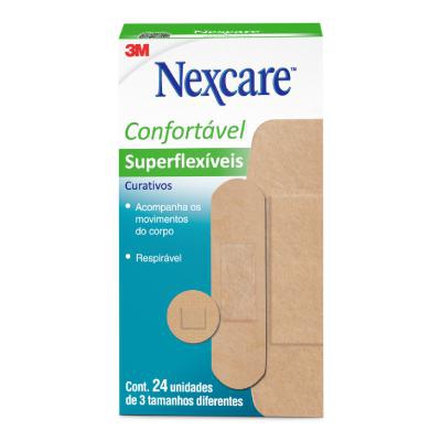 Curativo Superflexível Nexcare Variados 24 Unidades