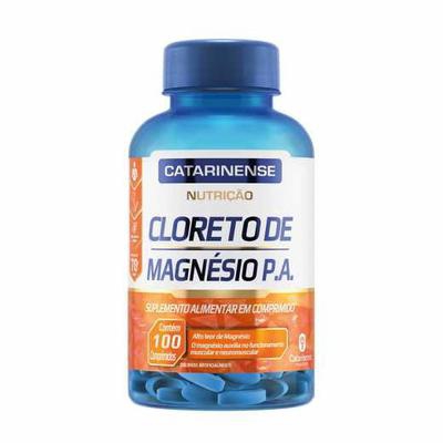 Suplemento Alimentar Cloreto de Magnésio P.A. Catarinense 1700mg 100 Cápsulas