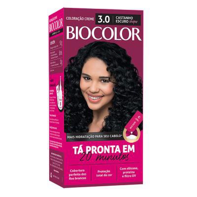 Tintura Mini Kit Biocolor 3.0 Castanho Escuro Chique