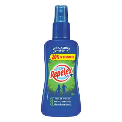 Repelente Spray Suave Repelex Frasco 100ml Grátis 20% de Desconto