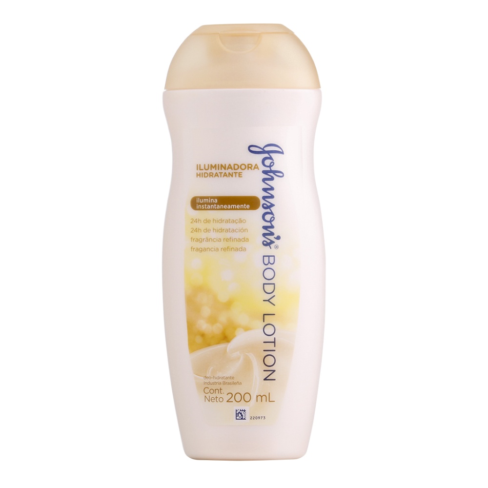 Loção Hidratante Johnsons Body Lotion Iluminadora 200ml