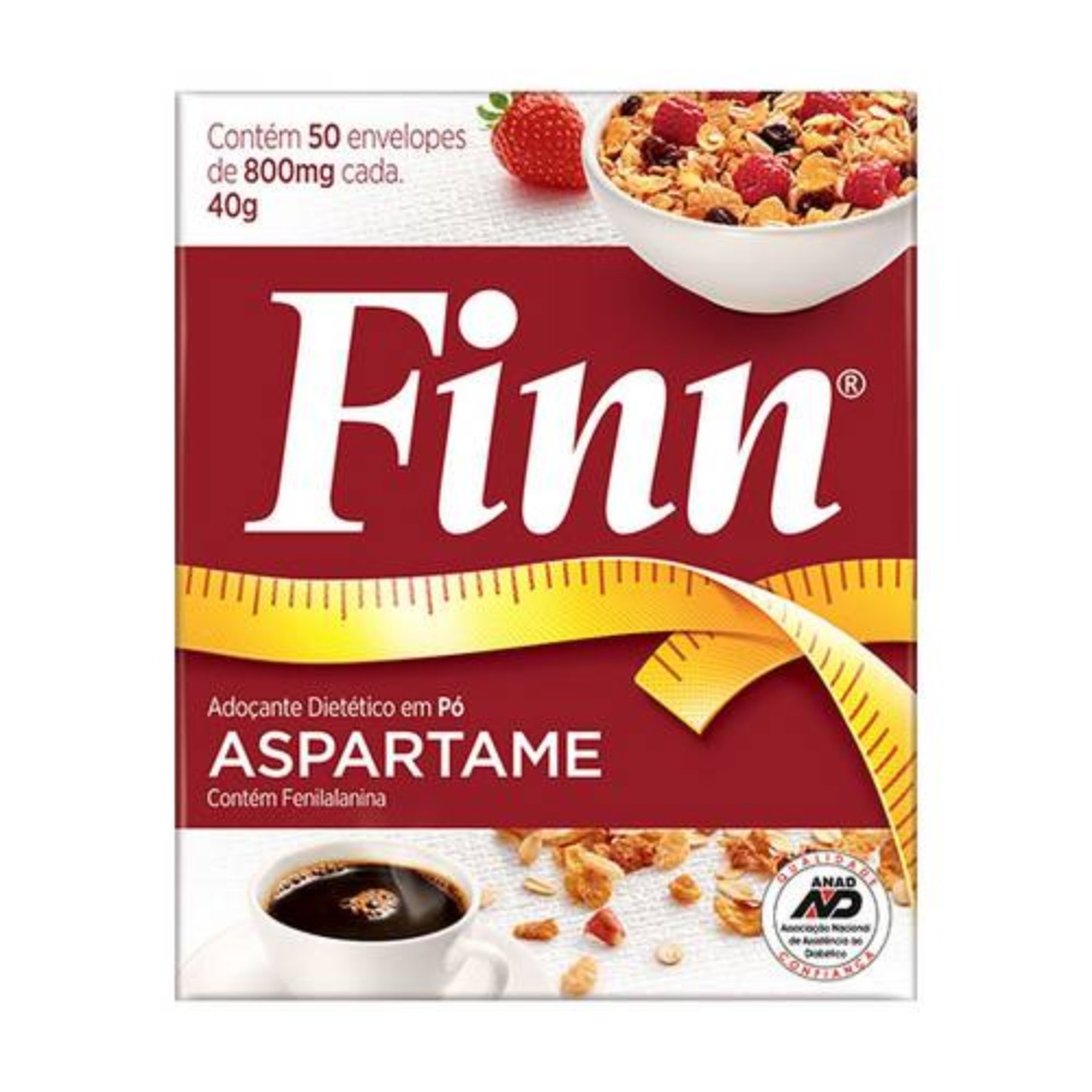 Adoçante Finn Aspartame 50 Envelopes