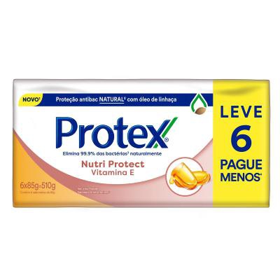 Kit Sabonete Protex Vitamina E Leve 6 Pague 5 Unidades