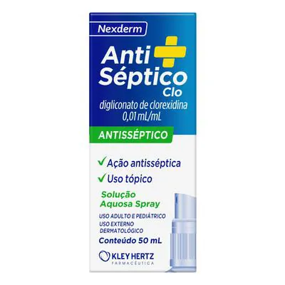 Antisséptico Clo Tópico Spray 50ml - Hertz