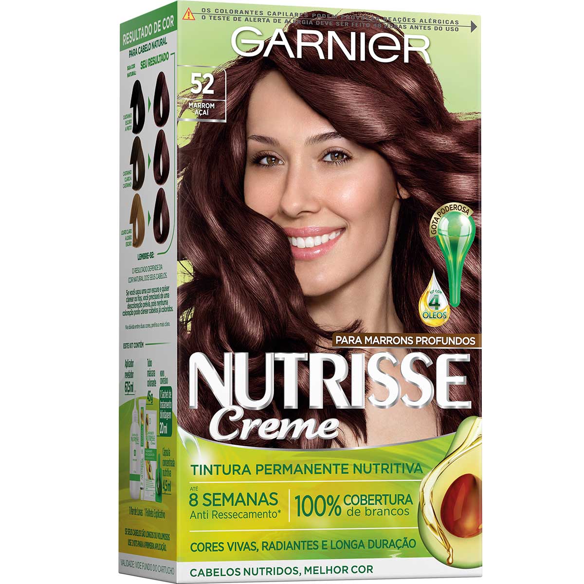 Tintura Nutrisse N.52 Marrom Ivete