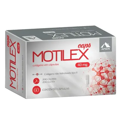 Motilex Caps Colágeno Tipo Ii Não Hidrolisado 60 Cápsulas Apsen preço