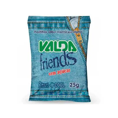 Pastilhas Valda Friends Sachê 25g