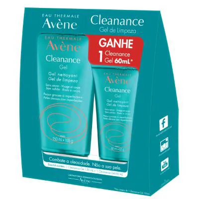 Kit Gel de Limpeza Avène Cleanance 150ml + 60/40ml