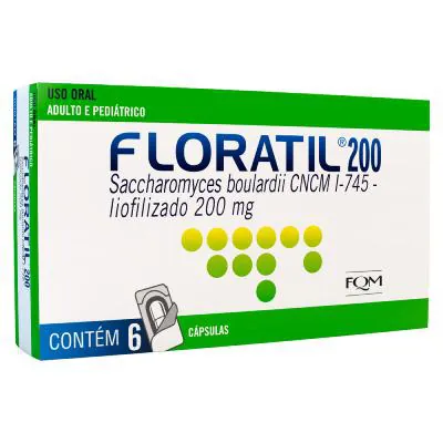 Floratil 200mg 6 Cápsulas