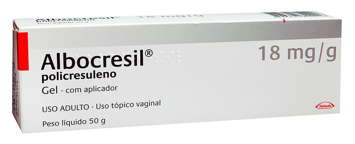 Albocresil 18mg/G gel 50g + Aplicador