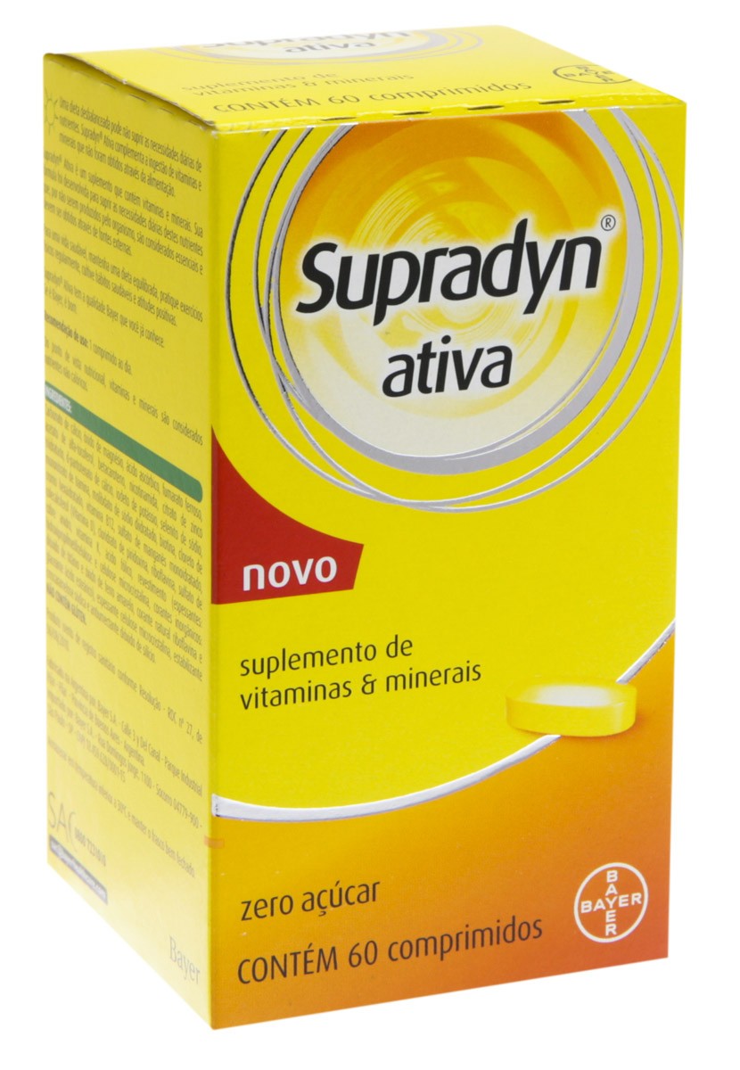 Supradyn Ativa 60 Comprimidos