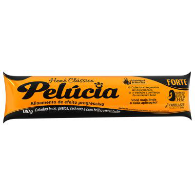 Henê Pelucia Gel Forte Preto 180g