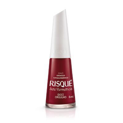 Esmalte Risqué Cremoso 7 Vermelhos Doce Orgulho 8ml