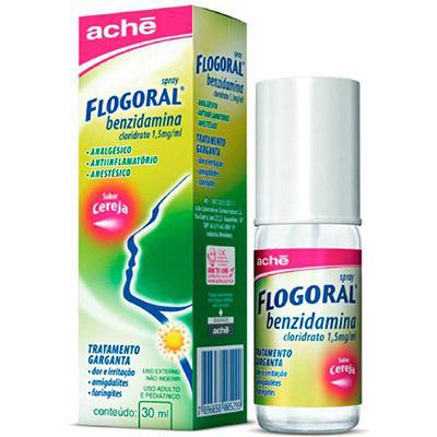 Flogoral Spray Sabor Cereja 30ml