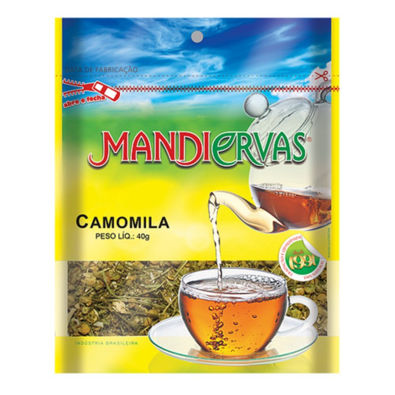 Chá Mandiervas Camomila 40g