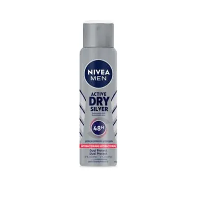 Desodorante Aerosol Nivea Men Silver Protect 150ml
