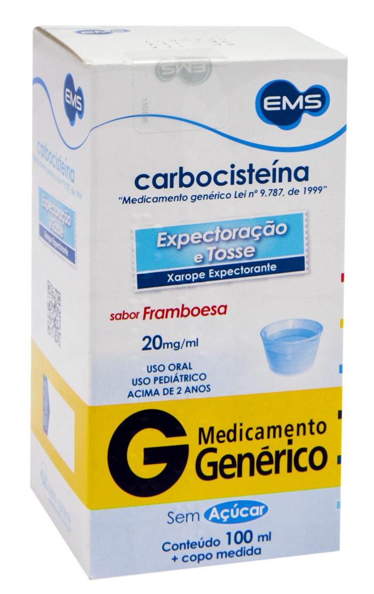 Carbocisteína Xarope Infantil Ems 100ml