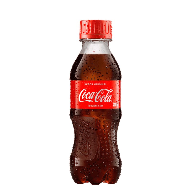 Refrigerante Coca-Cola Mini Pet 200ml
