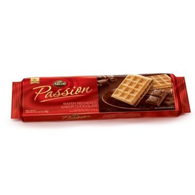 Biscoito Wafer Passion Mini Chocolate 80g