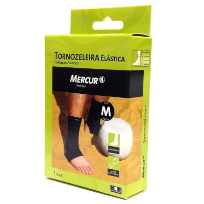 Tornozeleira Elástica Mercur Preta M